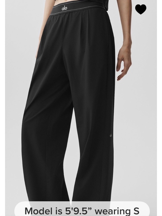 ALO Yoga Pants - ALO Suit Up Trouser Black